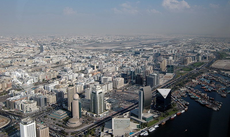 Файл:Дубай Дейра снимок с вертолёта.jpg